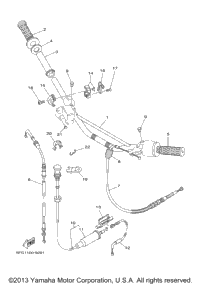Steering Handle Cable