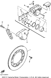 Rear Brake Caliper