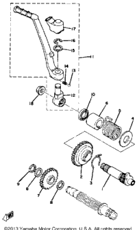 Kick Starter Yz250g H
