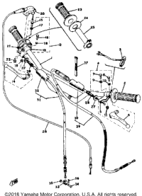 Handlebar-Cable Yz250d
