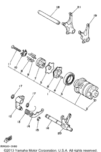 Shift Cam - Shift Fork