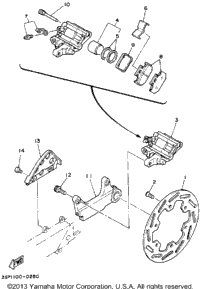 Rear Brake Caliper