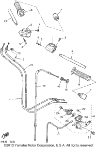 Steering Handle Cable