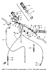 Handle Wire Yz80f
