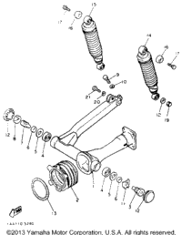 Swing Arm Rear Shocks