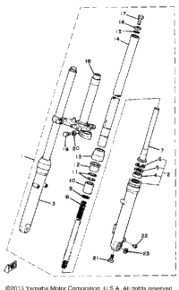 Front Fork Dt100g