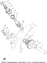 Tachometer Gear