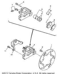 Rear Brake Caliper