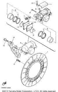Rear Brake Caliper