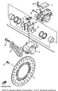 Rear Brake Caliper