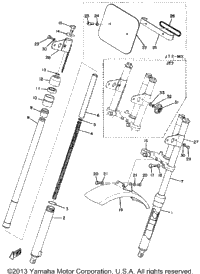 Front Fork - Front Fender