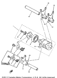 Shift Cam - Fork-Yz60h - J - K