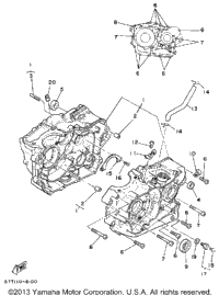 Crankcase (California Model Only)