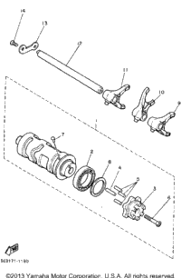 Shift Cam Shift Fork