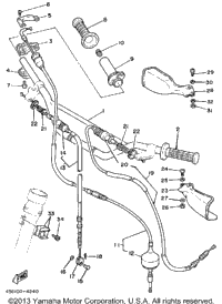 Steering Handle-Cable