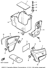 Side Cover Xj700xs