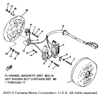Flywheel Magneto Dt250a