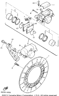 Rear Brake Caliper