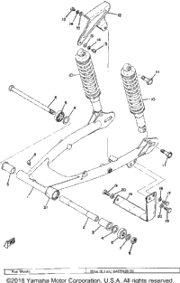 Rear Arm - Rear Cushion - Chain Case
