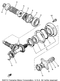 Middle Drive Gear