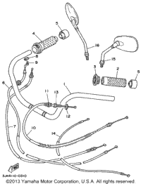 Steering Handle Cable