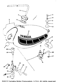 Fuel Tank Yz80d