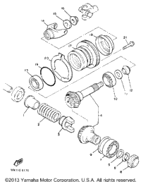 Middle Drive Gear