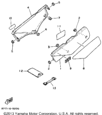 Side Cover Xt350n