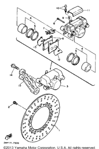Rear Brake Caliper