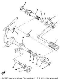 Shifter 2 Yz125c
