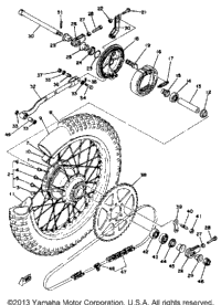 Rear Wheel Yz125f