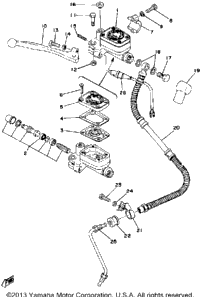 Master Cylinder Brake Hose