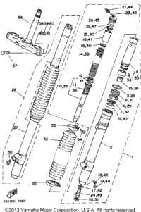 Front Fork Yz250l