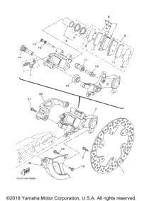 Rear Brake Caliper