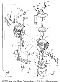 Carburetor Non California Model