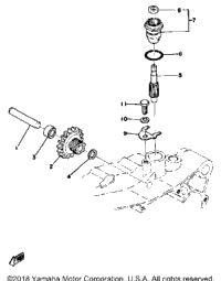 Tachometer Gear 250B - C - 400B - C