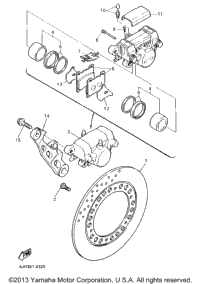 Rear Brake Caliper