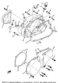 Crankcase Cover Yz125a - B