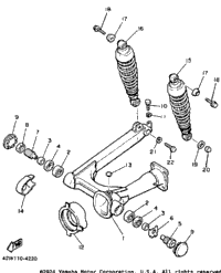 Swing Arm Rear Shocks