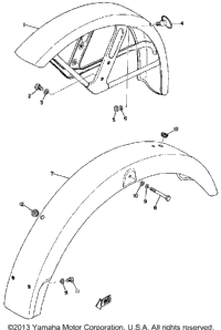 Front Fender Rear Fender