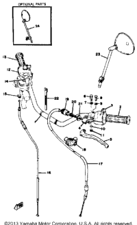 Handle Wire Xs650f