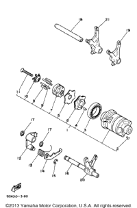 Shift Cam Shift Fork