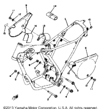 Frame - Side Cover Yz100 E - F