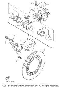 Rear Brake Caliper