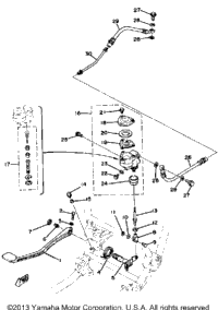 Brake Pedal-Rear Master Cylinder
