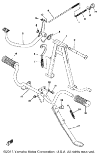 Stand - Footrest - Brake Pedal