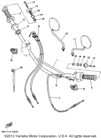 Steering Handle - Cable