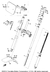Front Fork - Front Fender