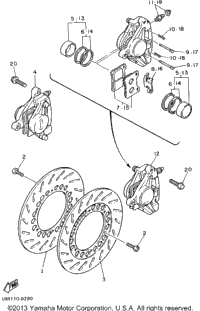 Front Brake Caliper