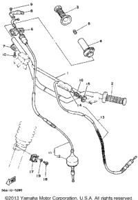 Steering Handle-Cable